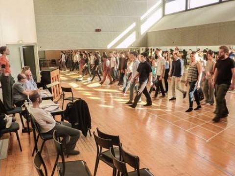 Opera Junior rehearsal for l'Enfant et les Sortilege